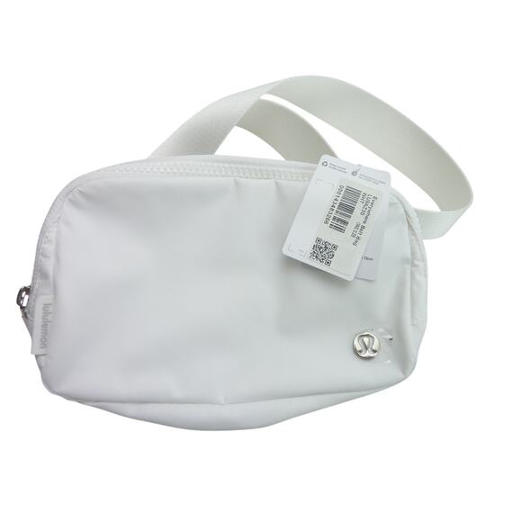 Lululemon Handbags - NWT Lululemon Everywhere Belt Bag Womens 1L White Travel Fanny Pack Hip Bag